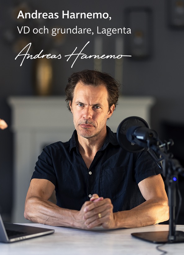 Andreas Harnemo, VD Lagenta